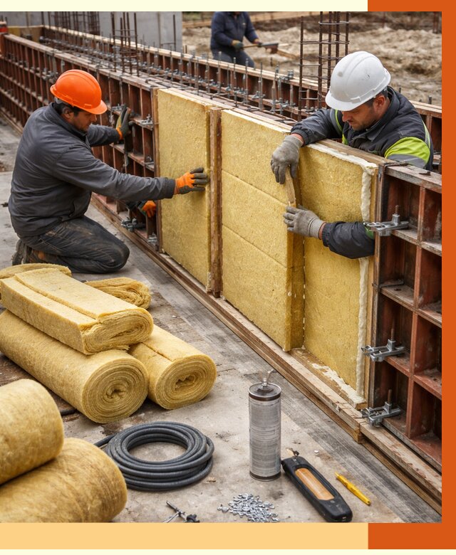 Теплоизоляция опалубки в Малоярославце от 7446 руб. за м2 — услуги и монтаж | ТепломастерМлр