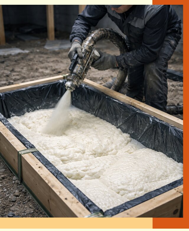 Заливка ППУ в формы в Малоярославце от 2586 руб. — утепление форм под ключ | ТепломастерМлр