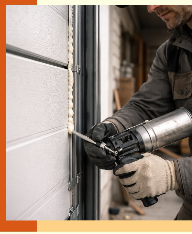 Заполнение пустот ворот в Малоярославце профессионально и герметично