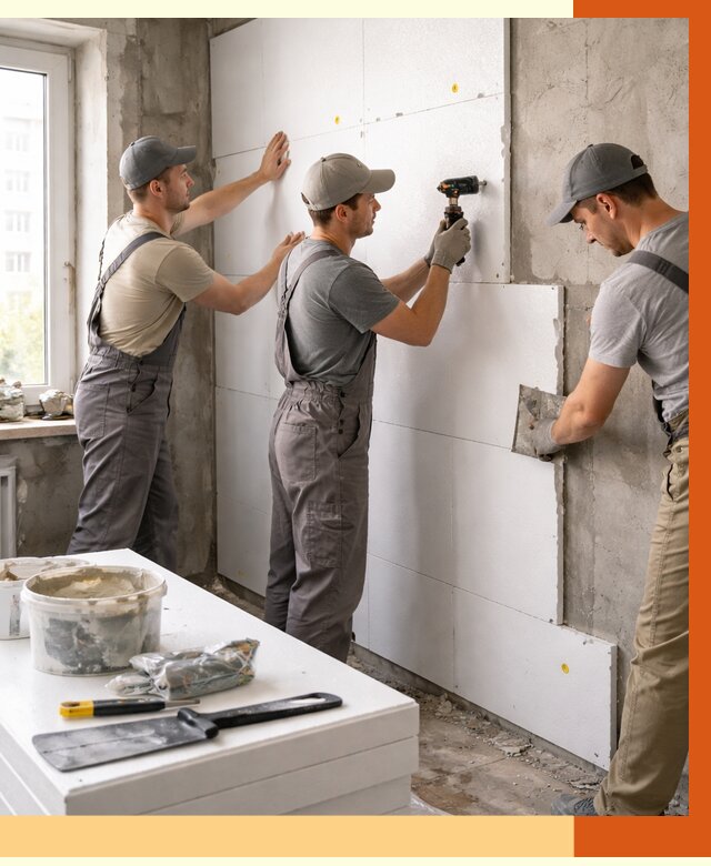 Утепление пенопластом домов и стен в Малоярославце от 1913 руб. — ТепломастерМлр