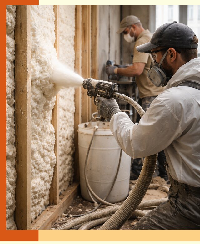 Утепление пеноизолом жилых и коммерческих объектов в Малоярославце