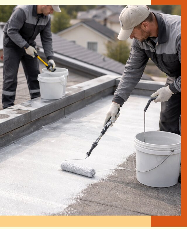 Утепление кровли жидкой теплоизоляцией в Малоярославце от 2224 руб./м2 | ТепломастерМлр