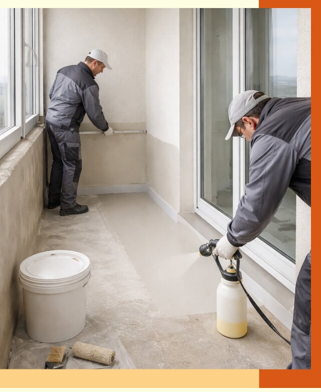 Утепление балкона жидкой теплоизоляцией в Малоярославце от 5947 руб./м2 | ТепломастерМлр