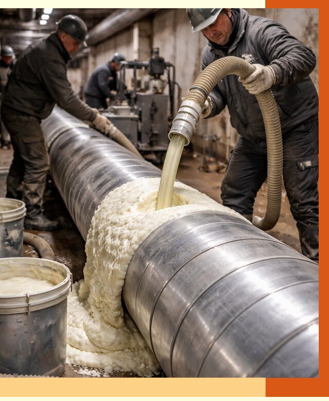 Утепление теплотрассы жидкой теплоизоляцией в Малоярославце от 4344 руб. | ТепломастерМлр