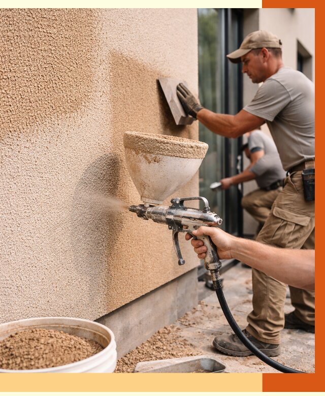 Утепление фасада жидкой пробкой в Малоярославце от 4964 руб./м² под ключ | ТепломастерМлр