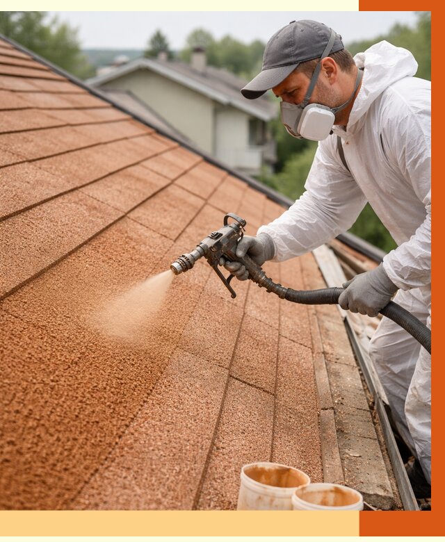 Утепление кровли жидкой пробкой в Малоярославце от 2792 руб./м² под ключ | ТепломастерМлр