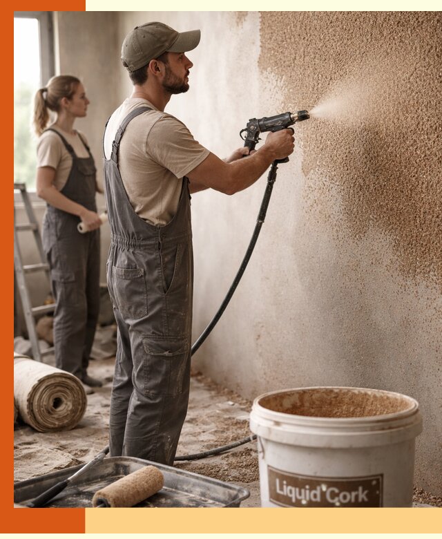 Утепление стен жидкой пробкой в Малоярославце эффективное и долговечное