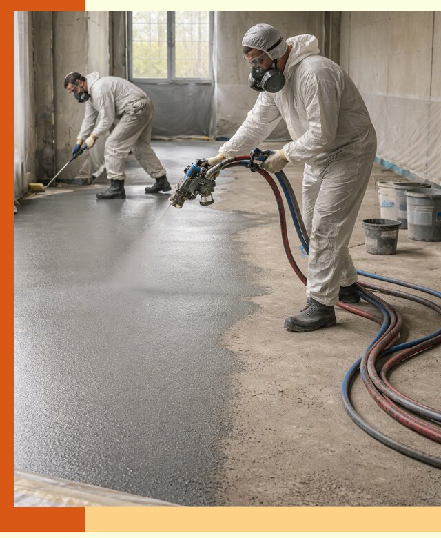 Гидроизоляция полимочевиной полов и конструкций в Малоярославце