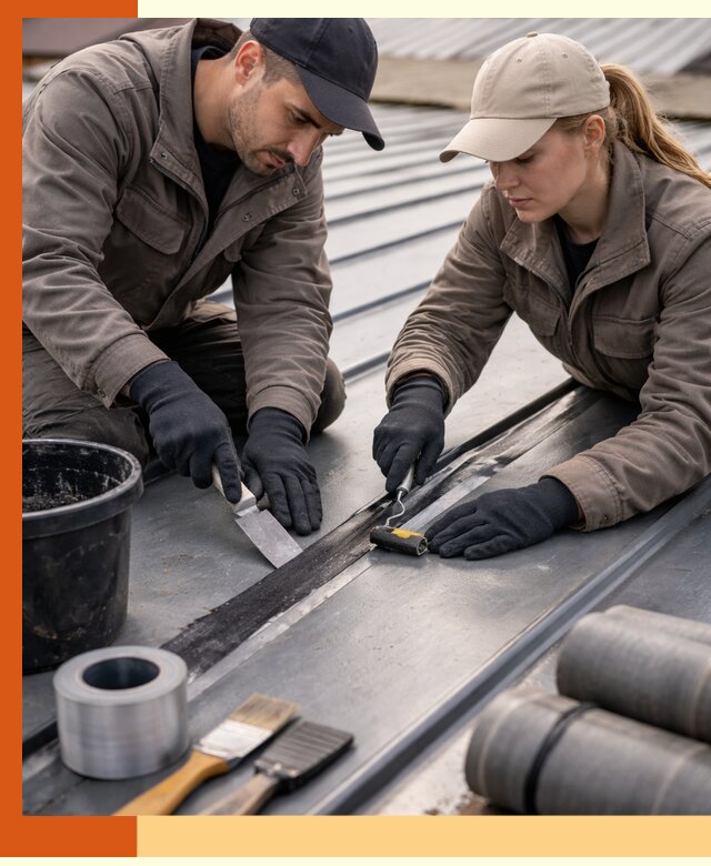 Гидроизоляция фальцевой кровли в Малоярославце качественно и надежно