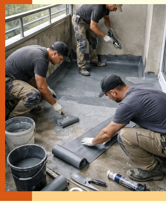 Гидроизоляция балкона в Малоярославце: надежная защита от протечек