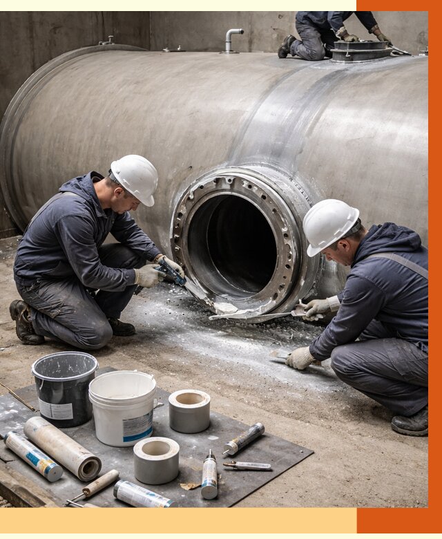 Гидроизоляция резервуара с топливом в Малоярославце от 77565 руб. под ключ | ТепломастерМлр