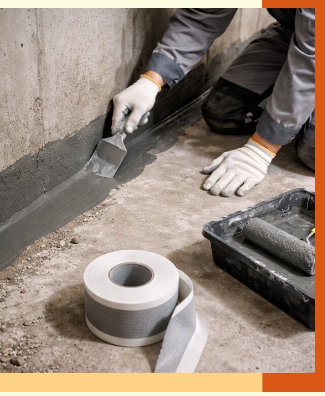 Гидроизоляция швов и герметизация стыков в Малоярославце от 1293 руб. | ТепломастерМлр