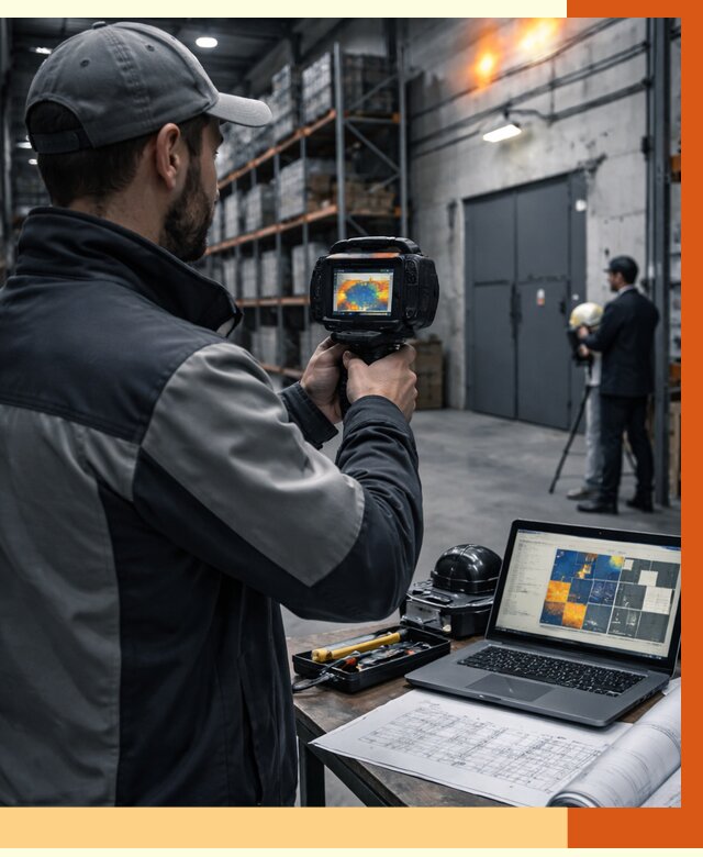 Тепловизионное обследование склада в Малоярославце от 6722 руб. | ТепломастерМлр